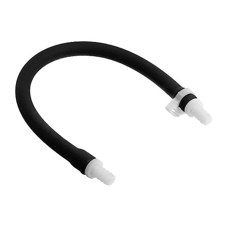 Rola-Chem 523114 Norprene Black 13.5 in Pinch Tube with Clamp and Fitting