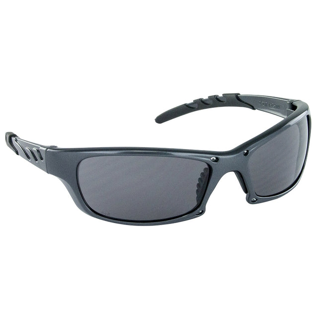 GTR Safety Glasses - Charcoal Frame - Gray Lens