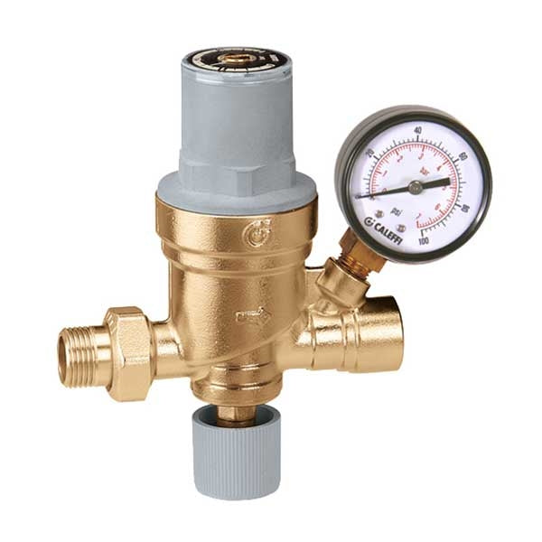 1/2" NPT Male Union IN By 1/2" FNPT out Automatic Filling Valve w/ Gauge (553642A)