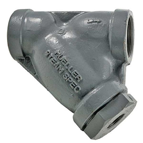 2" Mueller Steam Specialty 2 x 2 600# Carbon Steel Screwed NPT Wye Stainer