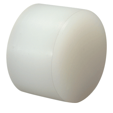 1" Cap Butt-Fusion Natural Polypropylene