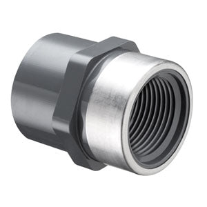 3/4" Sch 80 PVC Female Adapter, SLIP X FPT Special Reinforced (835-007SR)