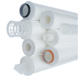 Graver Technologies Crystal MBF Series Filter Cartridge, 3 Micron, 10" Length, Cut Ends with No Gasket Seals