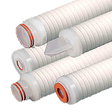 Graver Technologies COAX Series Filter Cartridge, 1 Micron, 10" Length, 222/Fin Single Open End with Silicone Seals