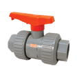 Nibco 3/4" CPVC Tru-Bloc True Union Ball Valve, Viton O-rings, Socket/FPT Ends