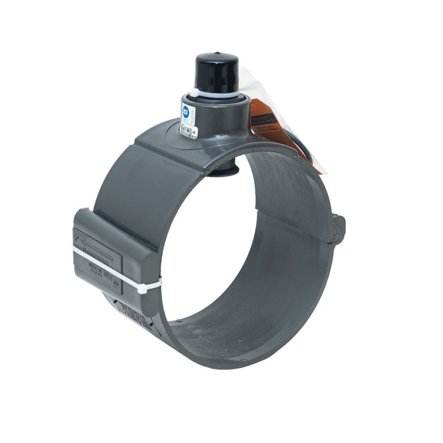 GF Signet PV8S080 8" PVC Installation Fitting Clamp-On Saddle SCH 80