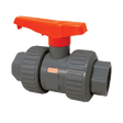 Nibco 1-1/2" PVC Tru-Bloc True Union Ball Valve, EPDM O-rings, Socket/FPT Ends