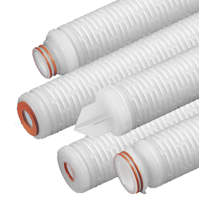 Graver Technologies QMC Series Filter Cartridge, 1 Micron, 40" Length, Double Open End with Silicone Seals