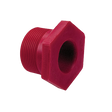 1-1/2" x 1" Bushing, Flush, Spig x Socket, Red, PVDF, Schedule 80