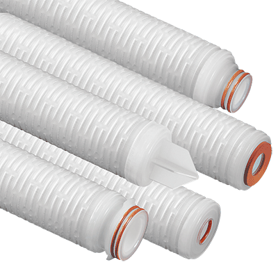 Graver Technologies ZTEC G Series Filter Cartridge, 0.45 Micron, 30" Length, 222/Fin Single Open End with Silicone Seals