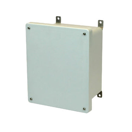 10x8x6 NEMA 4X Fiberglass Enclosure Lift-Off Screw Cover