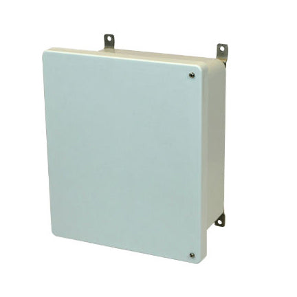 12x10x6 NEMA 4X Fiberglass Enclosure Hinged Screw Cover