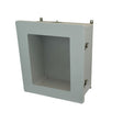 18x16x8 NEMA 4X Fiberglass Enclosure Twist Latch Hinged Cover Window