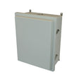 20x16x8 NEMA 4X Fiberglass Enclosure Raised Quick-Release Latch Hinged Cover
