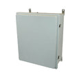 24x20x10 NEMA 4X Fiberglass Enclosure Raised Twist Latch Hinged Cover