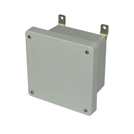 6x6x4 NEMA 4X Fiberglass Enclosure Lift-Off Screw Cover