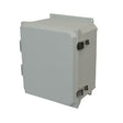 18x16x10 NEMA 4X Fiberglass Enclosure Quick-Release Latch Hinged Cover FLANGE MOUNT