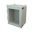 20x16x10 NEMA 4X Fiberglass Enclosure Quick-Release Latch Hinged Cover Window FOOT MOUNT