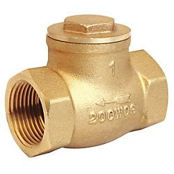 1-1/4 inch Brass Swing Check IPS 200 NSF 01739191L