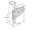 Champion Strut Channel Fitting - Flat, 3-1/4" x 4-7/8", four-hole, six-sided fitting CS-2524V