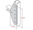 Champion Strut Channel Fitting - Flat, 3-1/4" x 8-1/8", six-hole, six-sided fitting CS-2530P