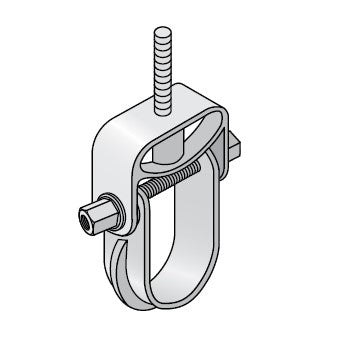 4-1/2" - 6" Champion Strut Molded Clevis Hanger (Nominal Size)