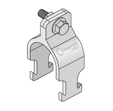 4" Rigid Pipe Clamp - Champion Strut CS-PC-400
