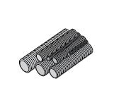 Champion Strut Threaded Rod, 5/8" – 11, 4' section CS-TR-625-4