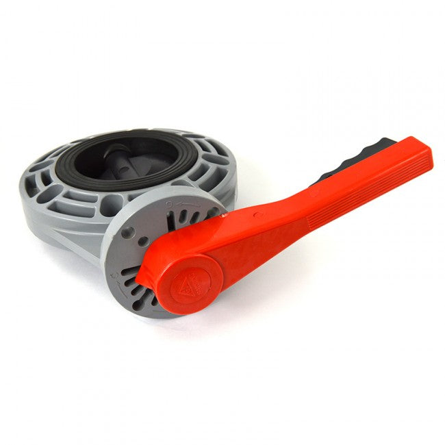 8" CPVC Butterfly Valve (SK-CBF-080) - EPDM / Lever Handle