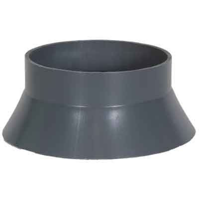 8 inch CPVC Duct Rainskirt 1834-RS-08