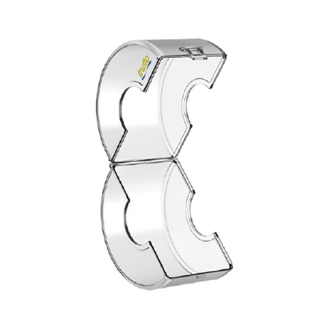 1 in Truflo® LFS Series Flange Shield, Clear Polypropylene (LFS010)