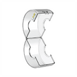 4 in Truflo® LFS Series Flange Shield, Clear Polypropylene (LFS040)