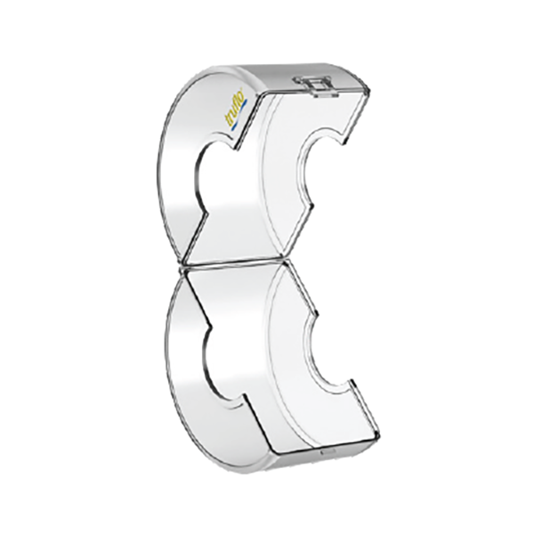 4 in Truflo® LFS Series Flange Shield, Clear Polypropylene (LFS040)