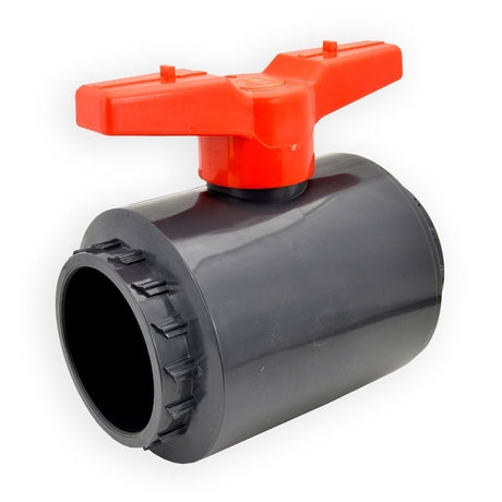 3" Flui-PRO PVC Compact Ball Valve - Gray / Socket (FP-GS-030)