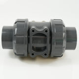 2-1/2"  PVC True Union Ball Valve - Actuation Ready - FP-ISO-TUBV-S-025