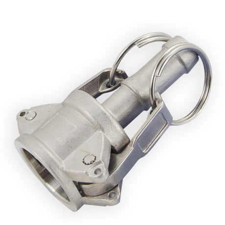 1/2" Flui-PRO 316 SS Camlock Fitting - Female Camlock x Hose Shank (FP-SS-C-50)