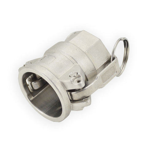 1-1/4" Flui-PRO 316 SS Camlock Fitting - Female Camlock x FNPT (FP-SS-D-125)