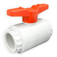 2-1/2" Flui-PRO PVC Compact Ball Valve - White / Threaded (FP-WT-025)