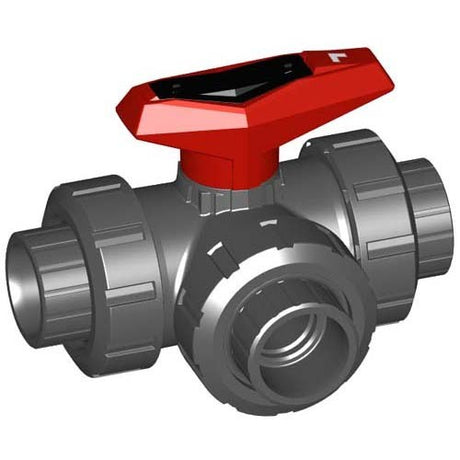 2 inch GF 543 T-Port 3-Way Ball EPDM 161543287