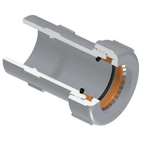 1-1/2" LabWaste CPVC GripLocﾙ Transition Coupling (P092-015C) 