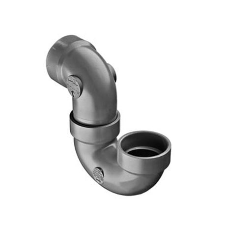 6"  LabWaste CPVC P-Trap HUBXHUB (P706X-060C)