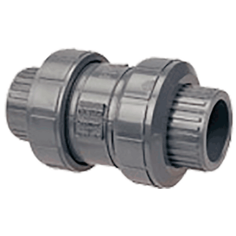 Nibco 1" Ball Check Valve, PVC Body with Socket/FPT Ends