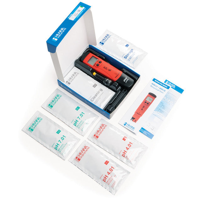 Hanna Instruments pH & Temperature Tester with 0.1 pH Resolution - pHep®4 - HI98127