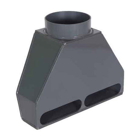 66 inch PVC Duct Rear Exhaust Hood 1034-SSH-66