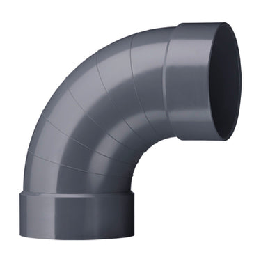 6" PVC Duct 90 Degree Elbow