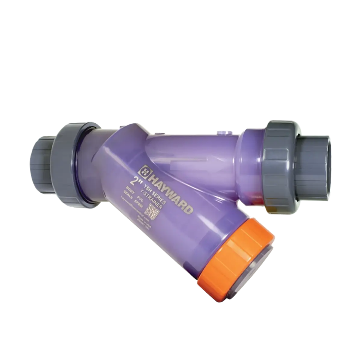Hayward YSH Series Clear PVC Y-Strainer True Union Socket & Threaded