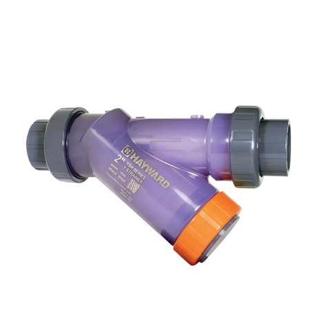 Product image - YSH Series 3/4" Clear PVC Y-Strainer True Union Socket &amp; ...