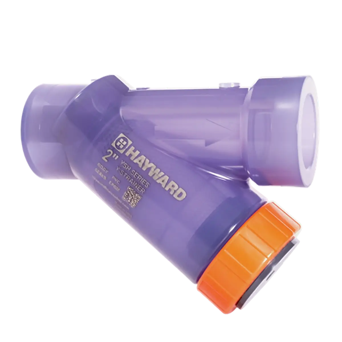 Hayward YSH Series Clear PVC Y-Strainer Integral Threaded