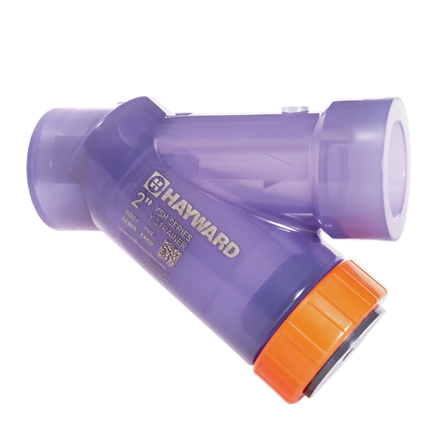 Hayward YSH Series Clear PVC Y-Strainer Integral Threaded