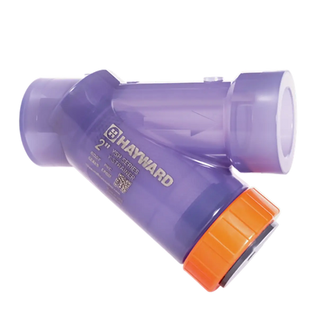 Product image - YSH Series 1/2" Clear PVC Y-Strainer Integral Threaded Ends, ...